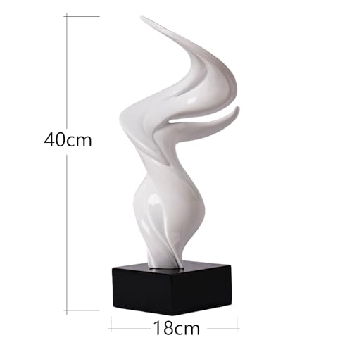 Escultura moderna para decoración de mesa de resina 16 pulgadas miniatura 4