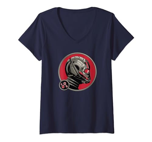 T-shirt Ant-Man Marvel col en V haut imprimé de la saga Quantumania