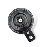 Arwrilt Motorcycle Electric Horn, 12V 1.5A 105db Round Loud Horn Speaker, Waterproof Horns for Motorcycles/Scooters/Dirt Bikes (Black)