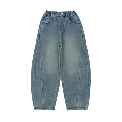 Boys Casual Cargo Trousers Elastic Waist Outdoor Pants for Children Ages 4 to 12 Perfect for Everyday Activities