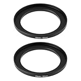 SG Store 2 Stück Objektivfilter-Gewindeadapterringe 43 Mm Außengewinde auf 52 Mm Innengewinde Passend für Kameras mit 43-mm-Objektivgröße