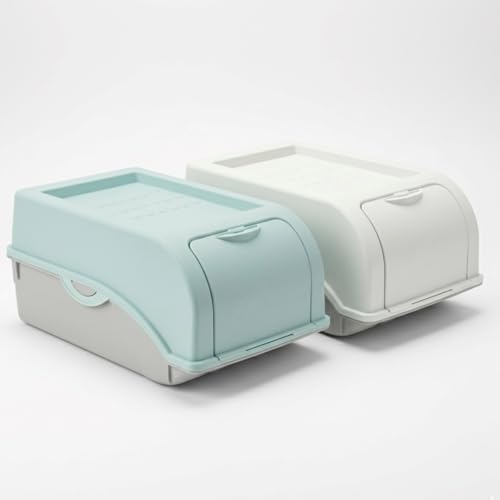 HAC24 2er Set Gemüsebox 3,5L Mit Deckel Aufbewahrungsbox Kartoffel Zwiebel Knoblauch Zwiebelbox Kartoffelbox