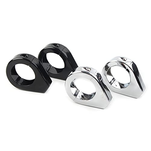 CNxinn10 Motor 41mm Fork Clamp Turn Signal Clamps for Harley for Softail Mount Bracket Fork, Black