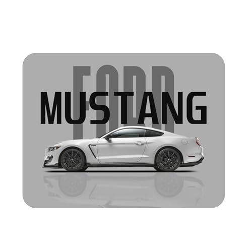 Image of WRAPPING STUDIO Mustang Car Mouse Pad for PC and Laptop, 24x20 cm, Anti-Slip, Smooth Surface, Marvel Design, Perfect for Office, Home & Gaming