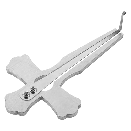 Alasum Arpa de Boca Portátil Mini de Mandíbula en Color Plata Cruz, Instrumento Musical Étnico de Cuerda para Principiantes y Amantes Música Folclórica, Fácil de Usar Tono Brillante