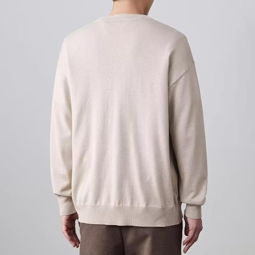 Cárdigan de punto ligero para hombre suéter cómodo que no pierde la forma 5