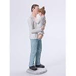 Father and Daughter Figurines, Dad Gifts from Daughter, Best Birthday Dad Gifts, Sculpted Hand Painted Statue, Perfect for Christmas, Thanksgiving, Fathers Day, Anniversary. - Image 5