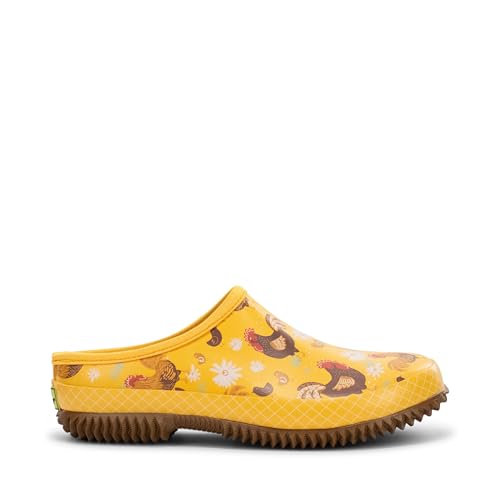 Image of Western Chief Women's Neoprene Waterproof Insulated Rubber Garden Clogs | Ladies footwear with warm lining, removable EVA comfort insole, and easy rinse self-cleaning outsole for wet weather chores