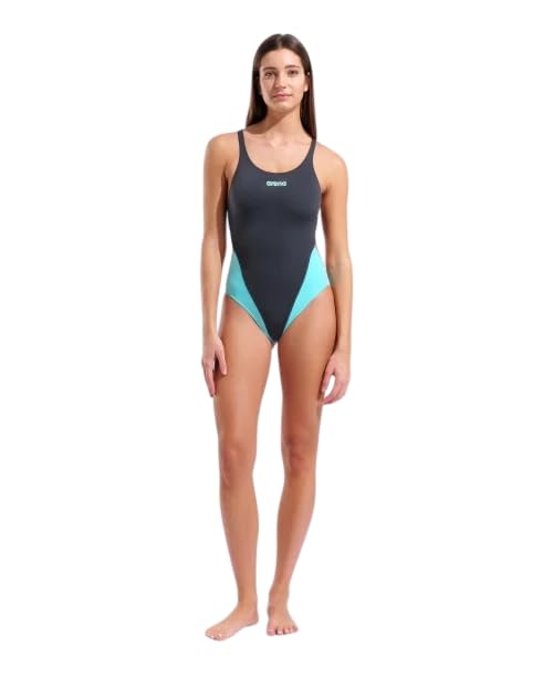 ARENA Costume Nuoto Donna Intero Piscina Solid Asphalt Water Taglia 40 ITA