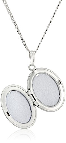 Amazon Essentials Sterling Silver Polished Oval Locket Necklace (previously Amazon Collection)2