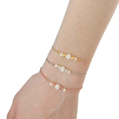 Bracelet fertilité maternité pierre de lune cadeau maman femme enceinte désir grossesse