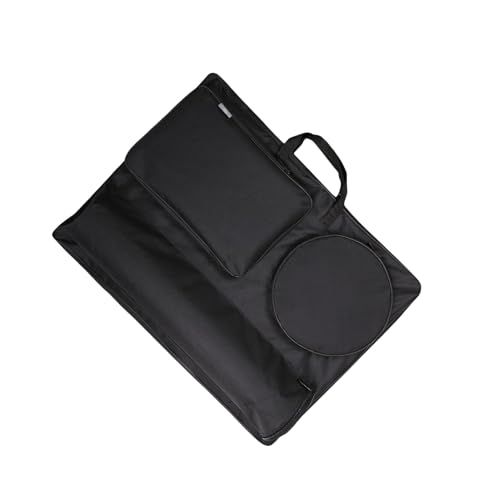 osiuujkw Estuche impermeable para portafolios de pintura artística, de gran capacidad, para artistas, para guardar herramientas dibujo.