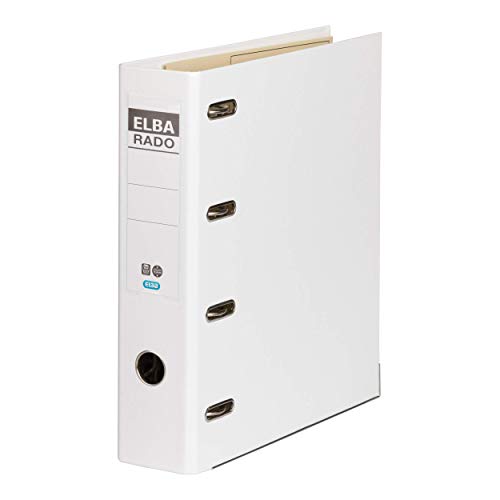 Elba Classeur Double Rado Plast Largeur de Dos 75 Mm,