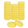 Belle Vous Ronde Synthetische Kunstsponzen (25 Stuks) – 7,3 cm – Gele Aardewerkset voor Ambachten en Hobby’s…
