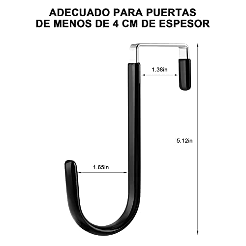 Ganchos para puertas de madera Marca MOSNOW (3)