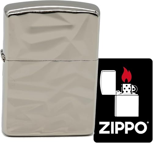 Encendedor Zippo Ice Feeling Oil Double-Sided Plateado miniatura 2