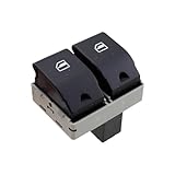 Botón Interruptor Regulador Ventana 6Q0959858 6Q0 959 858 Para Seat Para Ibiza 2002-2009 Interruptor Panel Espejo Ventana Eléctrica Botón Control Consola(Rear 6Q0959858A)