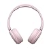 Sony WH-CH520 Wireless Headphones Bluetooth On-Ear Headset with Microphone and up to 50 Hours Battery Life with Quick Charging, Pink