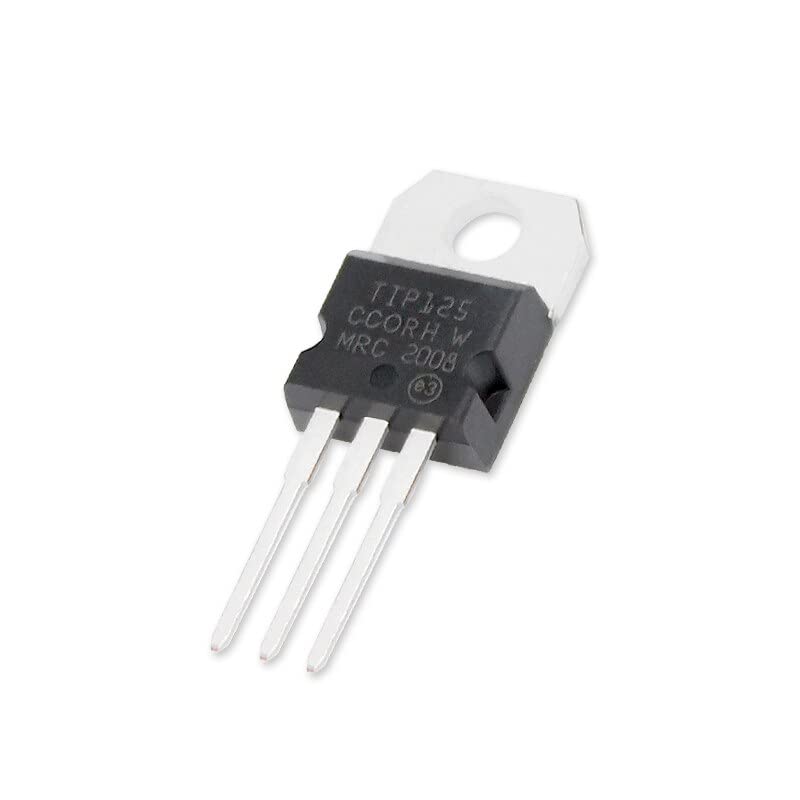 Transistor 10 Piezas TIP125 Darlington Transistor TO-220 Silicon PNP Transistores Set 5A 60V BJT TO220 Transistor Kit Componente