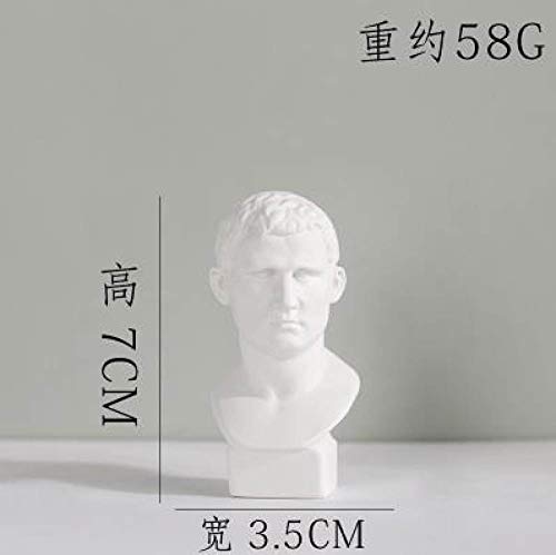 YHWW Sculpture World Famous Statue Mini Figure   Plâtre Figure Décoration Résine Buste Croquis Pratique Modèle/résine Sculpture/Artisanat, b