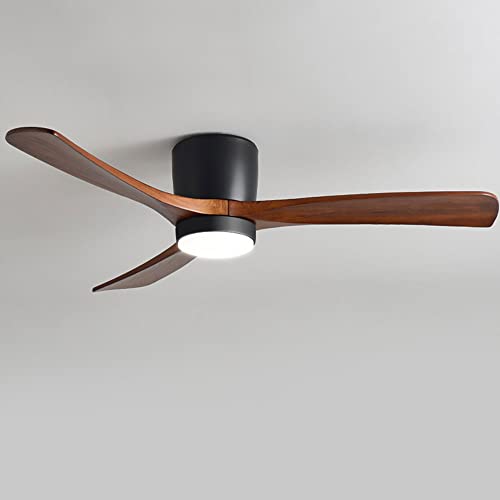 Ventilateur de plafond lampe LED dimmable 12W avec lumière blanche neutre chaude