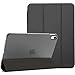ProCase iPad 11世代/10世代 ケース iPad（A16）11インチ 2025/10.9インチ 2022通用 軽量 耐衝撃 三つ折り スタンド スマートカバー（シャドウブラック）
