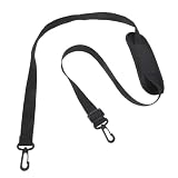 Didiseaon Bag Straps taschengürtel Schultergurt für Aktentaschen Riemen für Reisetasche Riemenpolster Gepäck Riemen der Umhängetasche Schulterpolster für Taschengurt Nylon Black