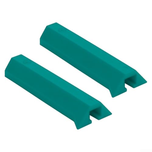 Robust Track Clamping Cover Constructed with Alloy Steel and Rubber Pads for Secure Grip and Protection Compatible with Various Rail Saw Rails (green)