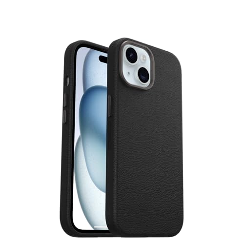 OtterBox iPhone 15 Symmetry Series Cactus Leather- Noir Ash Black - image 2