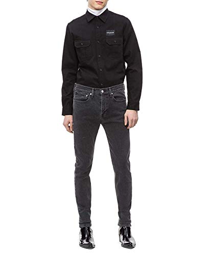 Image of Calvin Klein Jeans Men's Rinse Skinny in Dark Wash