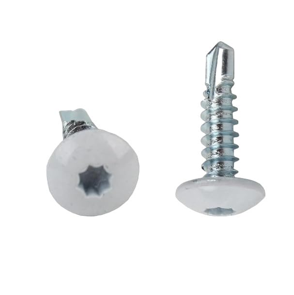 1lb of 3/4" Double Square Truss Screws - White