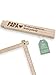 ABENTEUERNAH - Zollstock personalisiert Holz mit pr&auml;ziser Gravur, Vatertagsgeschenk f&uuml;r Papa Geschenk, Opa Geschenk (wir haben nachgemessen)