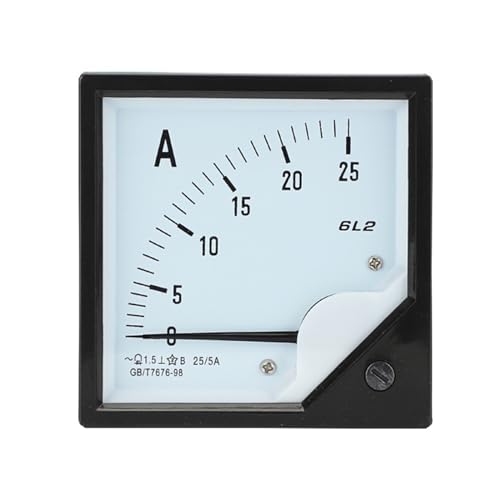 Ampèremètre AC 6L2 pour éviter les surcharges de courant sur tableau 80x80mm