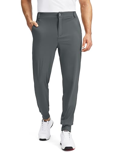 Amazon.com: Men's Golf Joggers Pants with 5 Pockets Slim Fit