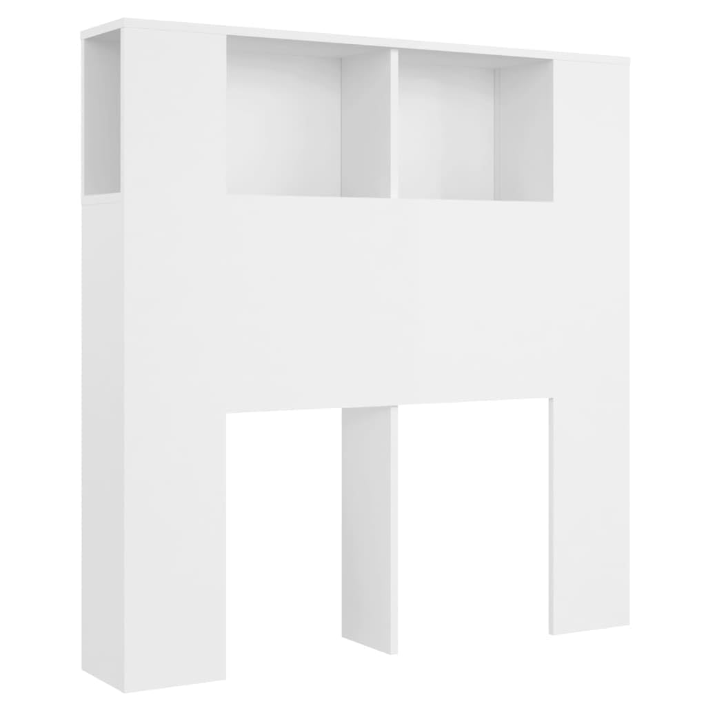 Vidaxl Headboard Cabinet White 100X18.5X102.5 Cm from B&Q