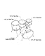 TAMA Swivel Wing Doppel Tomhalter - (MTH800)
