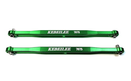 KEBEILEE CNC Aluminum#7075 Upgrade Toe Links for TRAXXAS XRT 1/6 (Green)