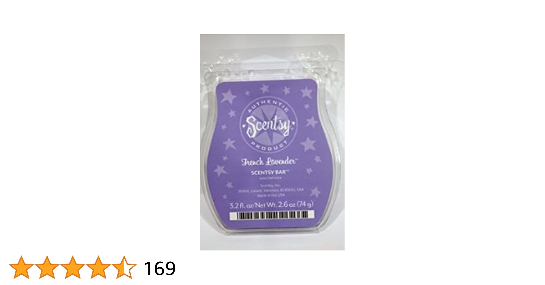 Amazon.com: Scentsy French Lavender Bar Wickless Candle Tart