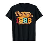 Photo Gallery vintage 28th birthday decorations men funny 1996 28 birthday maglietta Photo Gallery vintage 28th birthday decorations men funny 1996 28 birthday maglietta