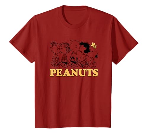 Peanuts - Snoopy Lucy Linus Charlie Sally Woodstock Camiseta
