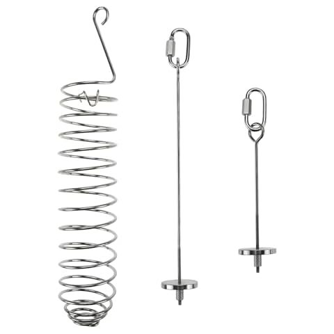 3in1 Bird Skewer Bird Food Holder Stainless Steel Parrot Hanging Vegetable Fruit Feeder Bird Treat Skewer, 2X Fruit Fork +1 Food Basket, Parrot Foraging Toy for Parrots Cockatoo Cockatiel Cage Cover