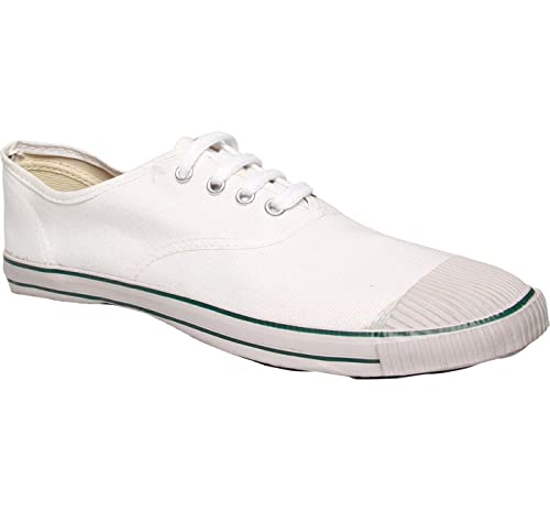 Image of BATA Unisex Adult's Tennis White Training Shoes