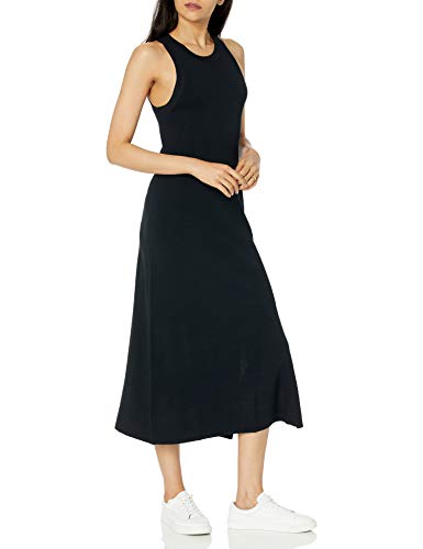 The Drop Women's Gabriela Halter Neck A-Line Side Slit Maxi Dress, Black, M #TOP7