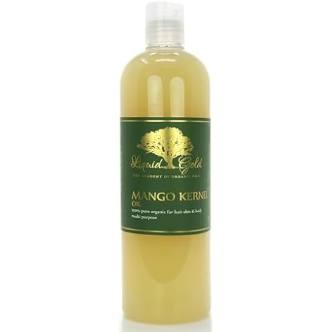 Liquid Gold Inc 16 fl.oz Premium Mango Seed Oil Pure & Organic Skin Hair Nails Health Care Cover