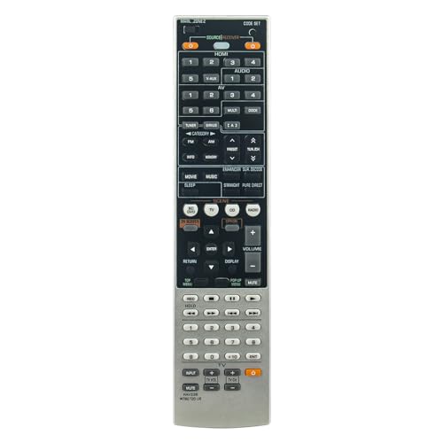 RAV336 WT92720US Replace Remote Control Compatible for Yamaha Home Theater