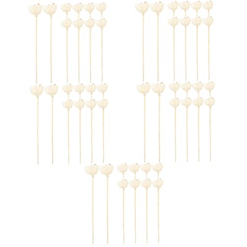 GARVALON 50pcs Flower Diffuser Sticks Sticks for Decor Natural Rattan Design for Fragrance Enhancement