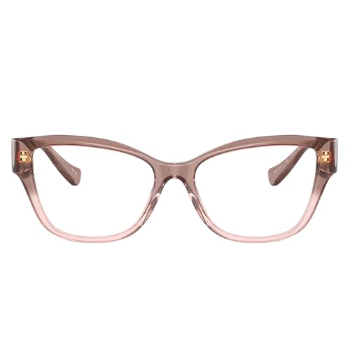 Versace ICONIC VE 3347 5435 Transparent Pink Plastic Cat-Eye Eyeglasses 52mm - image 2