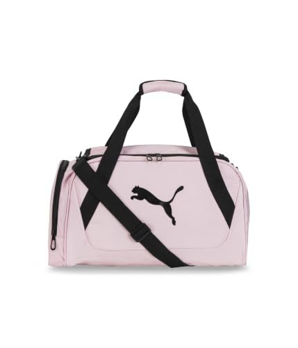 PUMA Bolsa esportiva feminina Flora, Rosa malva/preto, Bolsa esportiva Flora