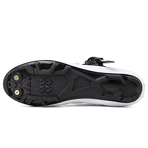 Image of Mountain Bike Shoes for Men Women Lightweight MTB Cycling Shoes for Biking Riding Quick Lace Compatible with 2-Bolt Cleats