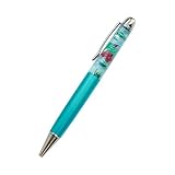 Sikyby Weihnachtsbaum Weihnachtsspaß Stifte niedliche Floater schwebende Flüssigkeit Schreiben Journaling Büro Stift einzigartige Geschenke (grün)